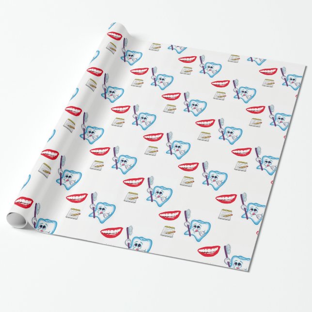 Wrapping Paper Dentist (Unrolled)