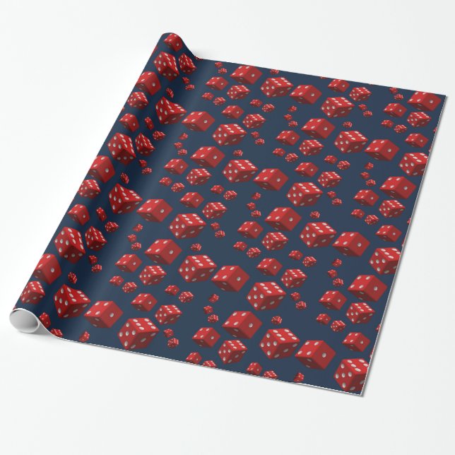 Wrapping paper Dice (Unrolled)