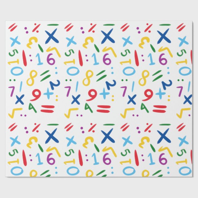 Wrapping Paper-Educational Kids Wrapping Paper (Flat)