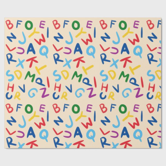 Wrapping Paper- Educational Kids Wrapping Paper (Flat)
