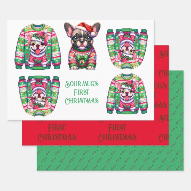 Wrapping Paper Flat Sheet Set of 3 (Set)