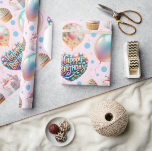 Wrapping Paper Flat Sheet Set of 3