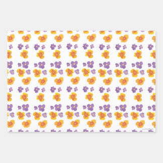 Wrapping Paper Flat Sheet Set of 3