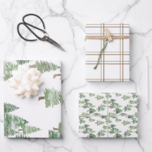 Wrapping Paper Flat Sheet Set of 3