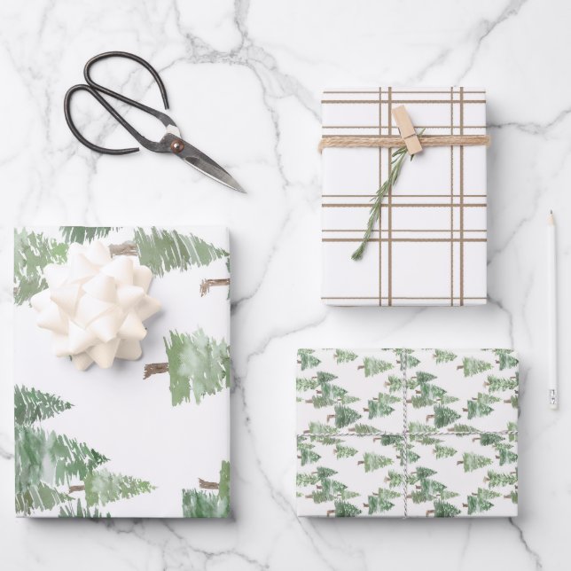 Wrapping Paper Flat Sheet Set of 3 (Front)