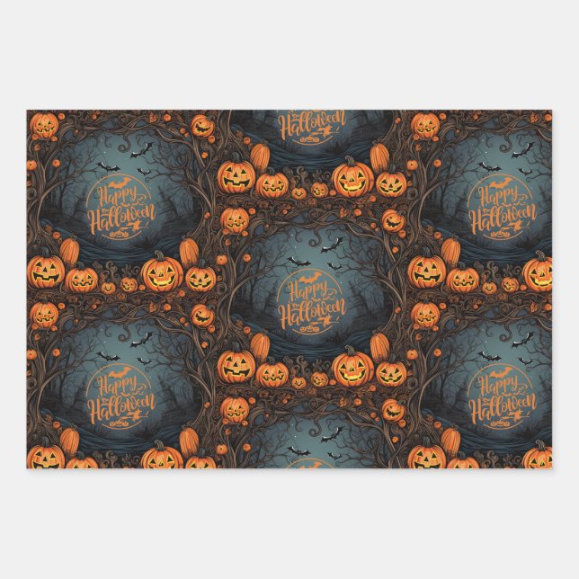 Wrapping Paper Flat Sheet Set of 3 (Front)