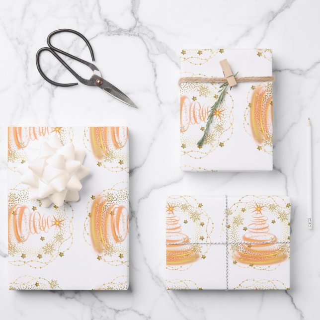 Wrapping Paper Flat Sheet Set of 3 (Front)