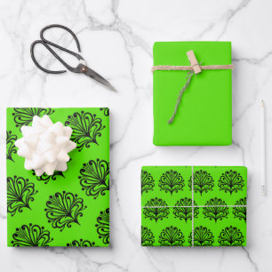 Wrapping Paper Flat Sheet Set of 3