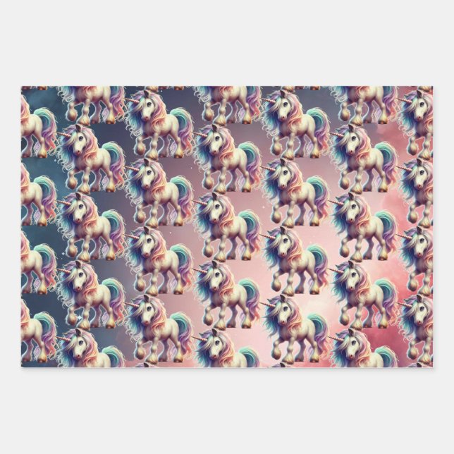 Wrapping Paper Flat Sheet Set of 3 (Front)