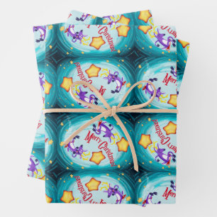 Wrapping Paper Flat Sheet Set of 3