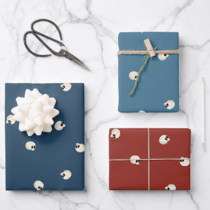 Wrapping Paper Flat Sheet Set of 3