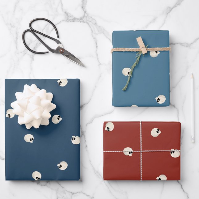 Wrapping Paper Flat Sheet Set of 3 (Front)
