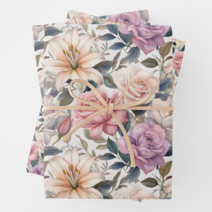 Wrapping Paper Flat Sheet Set of 3