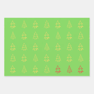 Wrapping Paper Flat Sheet Set of 3