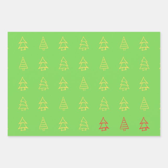 Wrapping Paper Flat Sheet Set of 3 (Front)