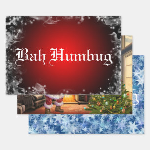 Wrapping Paper Flat Sheet Set of 3