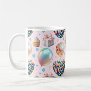 Wrapping Paper Flat Sheet Set of 3 Coffee Mug