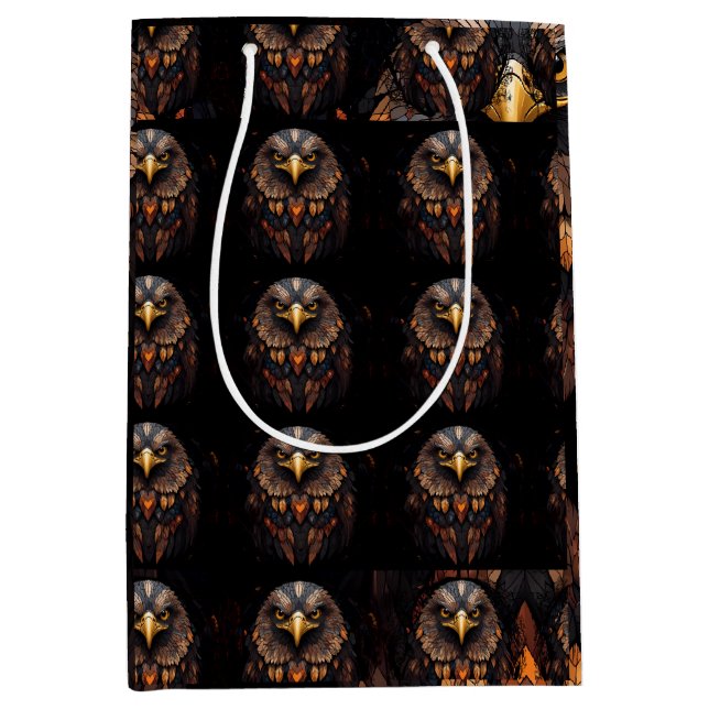 Wrapping Paper Flat Sheet Set of 3 Medium Gift Bag (Front)