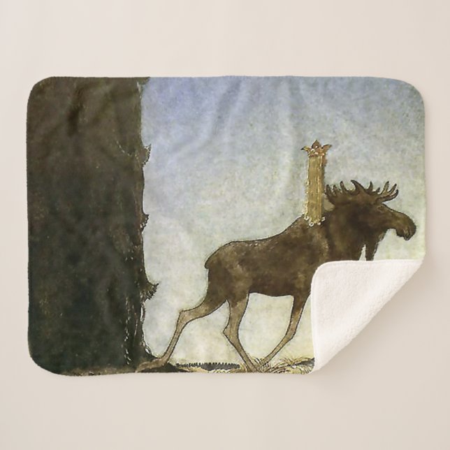 Wrapping Paper Flat Sheet Set of 3 Sherpa Blanket (Front (Horizontal))