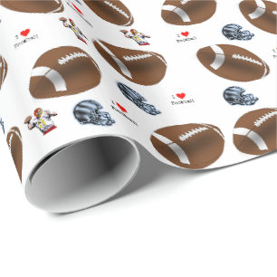 Wrapping paper Football