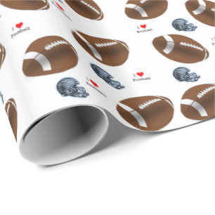 Wrapping paper Football
