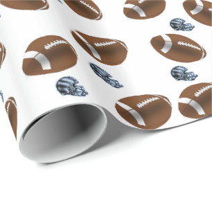 Wrapping paper Football