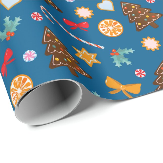 Wrapping Paper for New Year's . (Roll Corner)