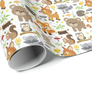 Wrapping Paper - Forest Animals 2