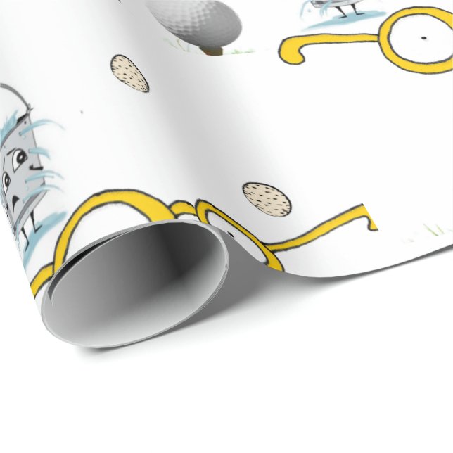 Wrapping Paper Golfer (Roll Corner)