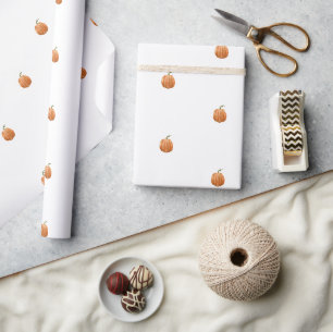 Wrapping Paper - Halloween Pumpkin Pattern