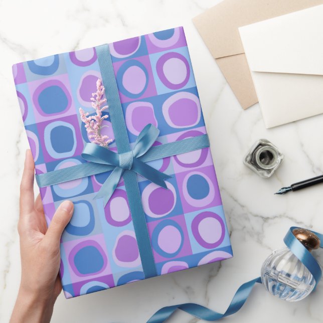 wrapping paper in repeating abstract pattern (Gifting)