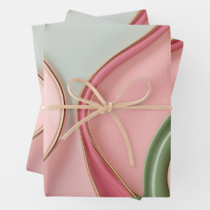 Wrapping paper in stylish abstract graphic