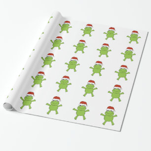 WRAPPING PAPER JOLLY FROG