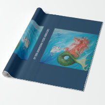 Wrapping Paper Little Mermaid by JP Denyer