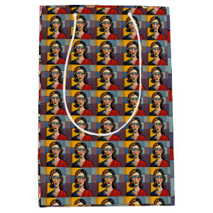 Wrapping paper medium gift bag