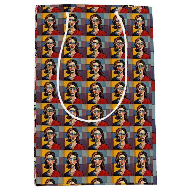 Wrapping paper medium gift bag (Front)