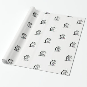 Wrapping paper Mortician