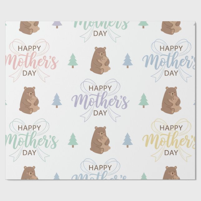 Wrapping Paper-Mother's Day wrapping paper,  Paper (Flat)