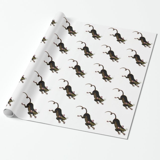 WRAPPING PAPER MOUSE (Unrolled)