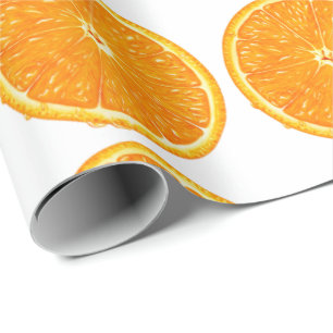 Wrapping Paper - Orange Slice