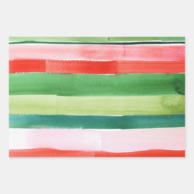 Wrapping paper - paint stripes (Front)