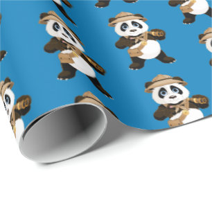 Wrapping Paper-Panda Bear Paper