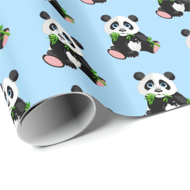 Wrapping Paper-Panda Bear Paper (Roll Corner)