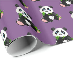Wrapping Paper-Panda Bear Paper