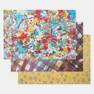 Wrapping Paper - Paste Paper Designs