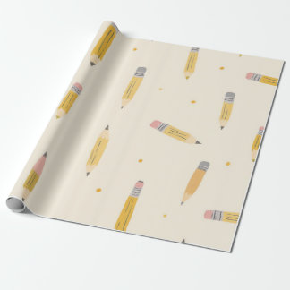 Wrapping Paper (pencil pattern featuring pencils)