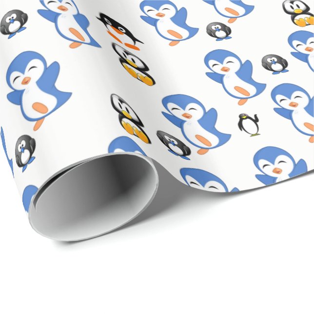 Wrapping paper Penguin (Roll Corner)