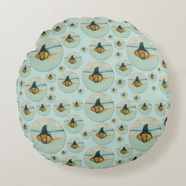 Wrapping Paper Round Pillow (Front)