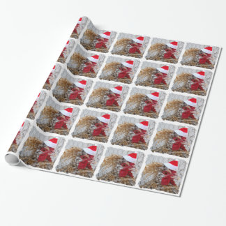 Wrapping Paper - Santa Chicken