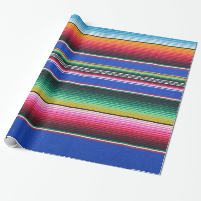 Wrapping Paper,serape print Violet Wrapping Paper (Unrolled)